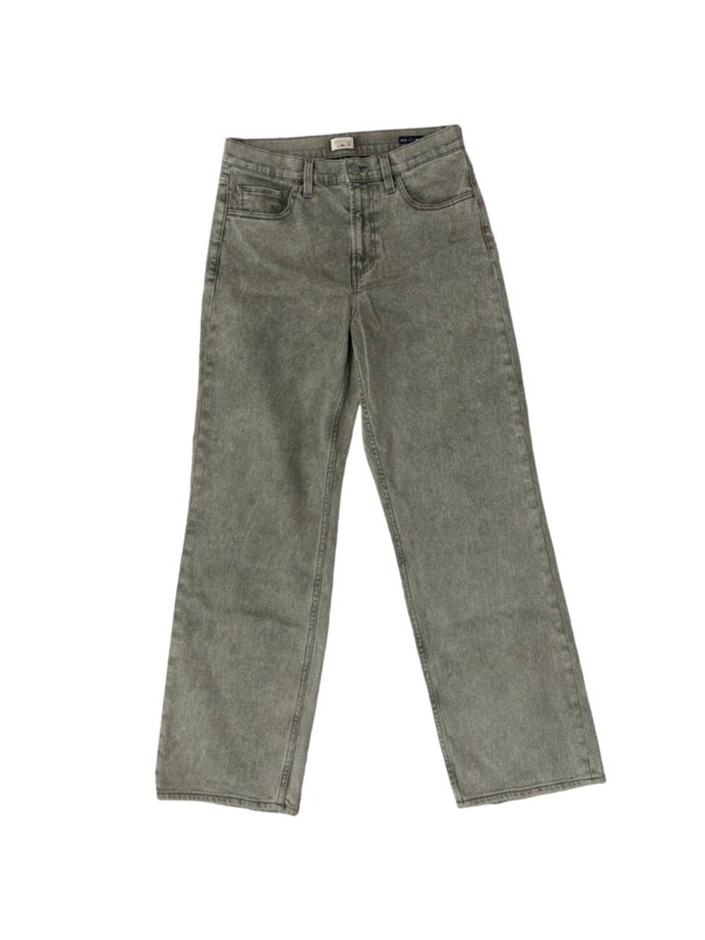 Faherty Women's Sunwashed Denim Green Wash Straight Leg Jeans Size 28